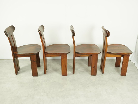 Image 1 of 4x vintage eetkamerstoelen