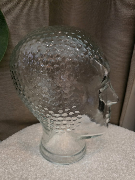 Image 1 of Testa di vetro vintage anni '70