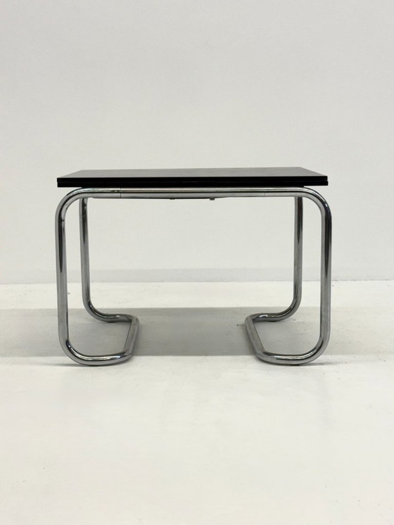 Image 1 of Acerbis dining table with black oak top by Giotto Stoppino