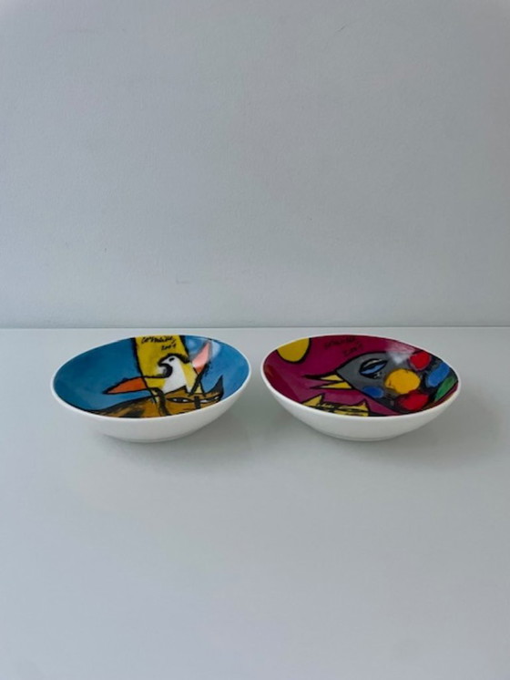 Image 1 of Set van 2 keramische kommetjes Corneille