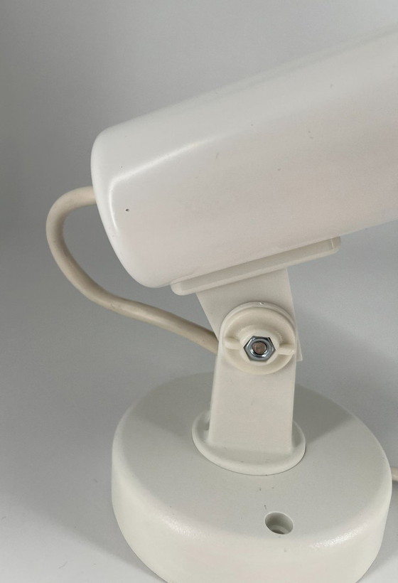 Image 1 of Vintage IKEA STROF Type V405 wandlamp, jaren 80, wit met chromen reflector