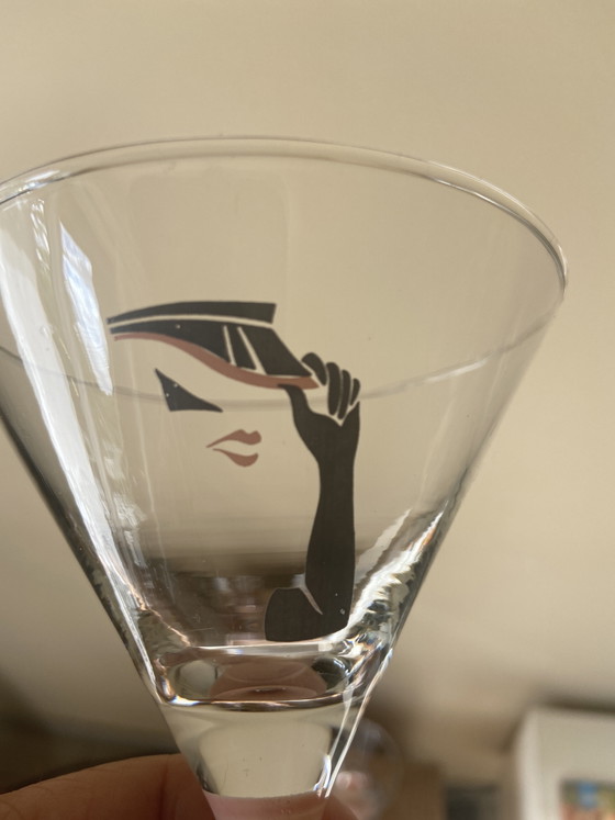 Image 1 of Set van Pink Lady by Panache Obst Martini glaasjes 5 stuks 