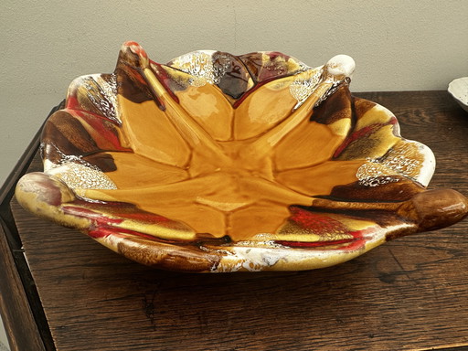 Large fruit bowl / centerpiece by ceramicist Beretta Vallauris (1945-1972)