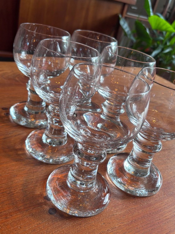 6x H40 Erik Hoglund Bicchieri da Vino Vintage Pukeburg Svezia – Pukeberg, Bicchieri e caraffe, Glass (photo 2 of 6)