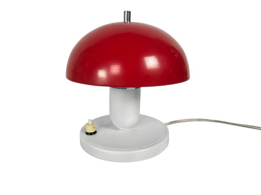 Nordiska - Space Age - Mushroom - tafellampje - metaal - Zweden - 60's 