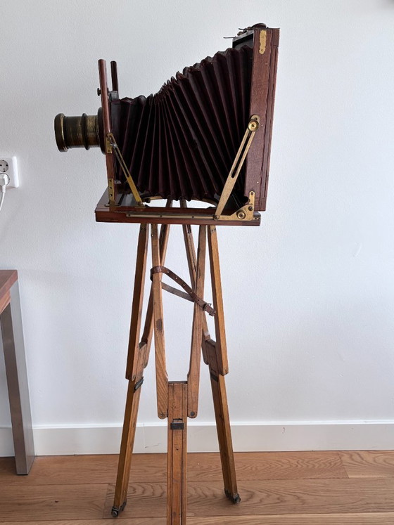 Image 1 of Antike Marion & Co „Perfection“-Kamera mit Emil-Busch-Objektiv (ca. 1890)