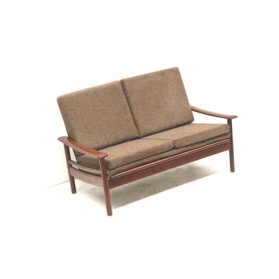 Image 1 of Vintage 2-seater Danish design teak sofa from the 1960s