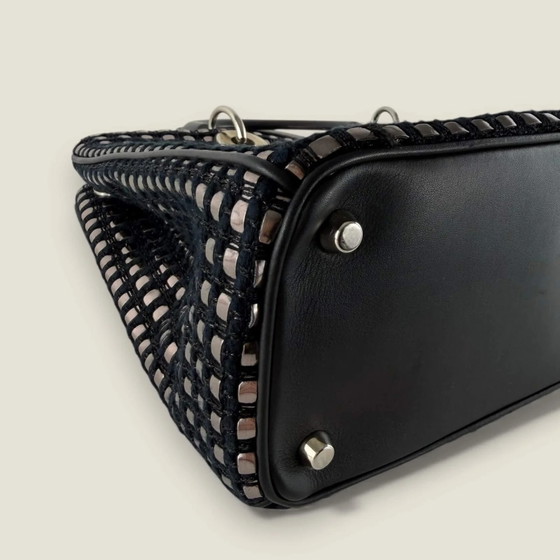 Dior borsa satchel Diorissimo media in tweed metallico con patch – Borse a spalla, Pelle (photo 16 of 32)