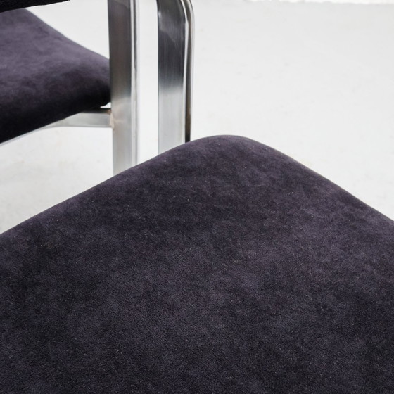 Image 1 of Eero Aarnio Silber Stühle Satz von 4