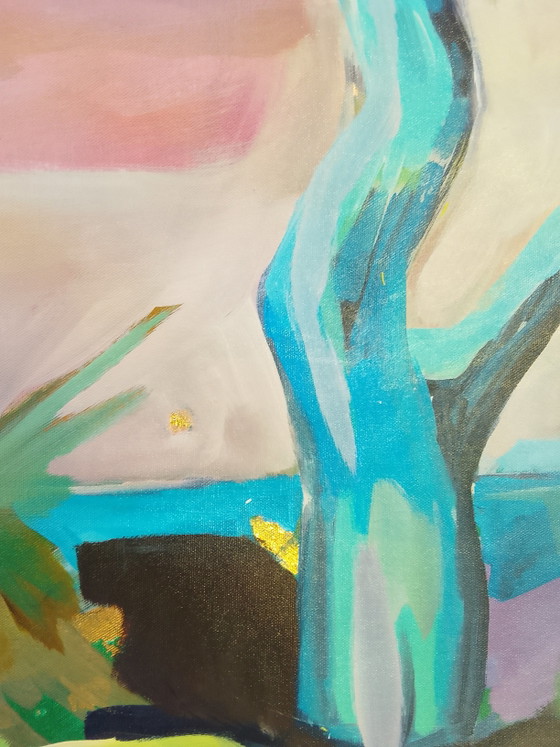 Acrylic Painting #wallalm 80x100cm – Art, Gold, Canvas (photo 6 of 15)