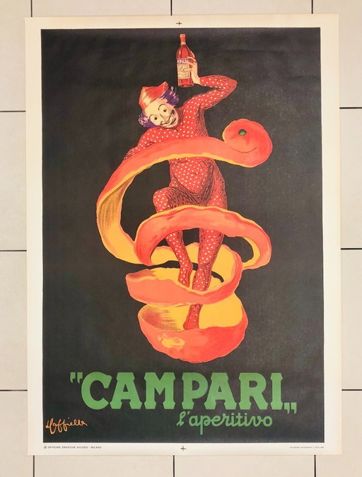  Leonetto Cappiello, 1950 - SPIRITELLO CAMPARI - Manifesto originale d'epoca