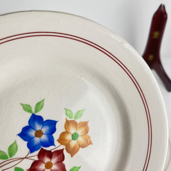 Image 1 of Service for 6 people "The Beehive", Moulins des Loups, 20th century