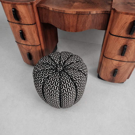 Image 1 of Dressing Table with pouf by Jindrich Halabala for Up Závody, 1940s