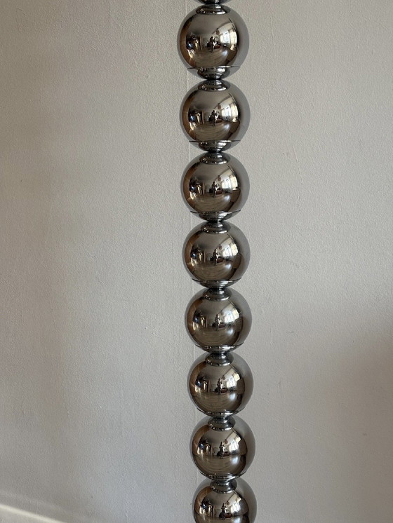 Image 1 of Lampada cromata dell'era spaziale