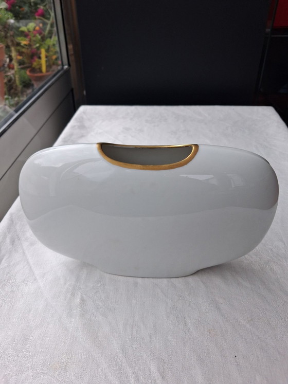 Vase porcelaine Bavière oiseaux – Hutschenreuther (photo 3 of 10)
