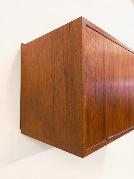 Image 1 of Teak Bar Cabinet By Kai Kristiansen For Feldballes, 1960s