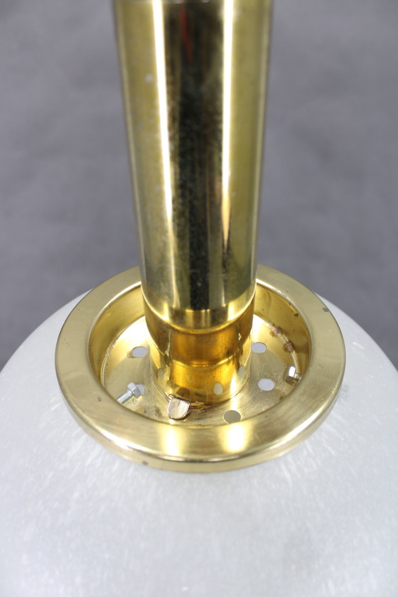 Image 1 of Lámpara colgante de cristal de los años 70 de Targetti, Italia