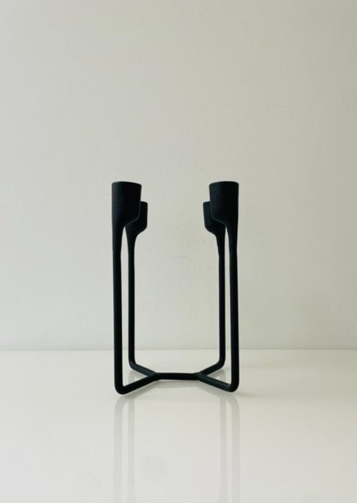Candelabro Normann Copenhagen Heima in ghisa nera