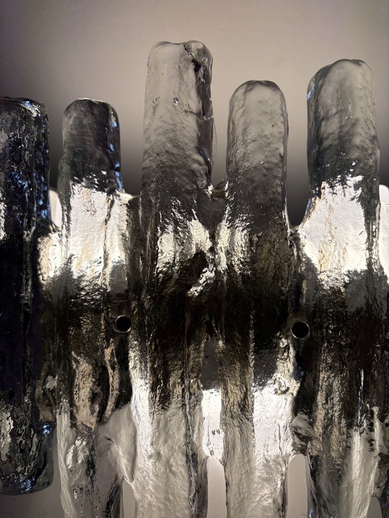 Image 1 of Lampada da parete Schalmei 'Ice Block' di Julius Theodor Kalmar per Kalmar, Austria – 1972