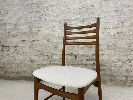 Image 1 of Chaise en teck vintage Bouclè by Georg Leowald