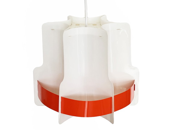 Image 1 of Plastic Sheet Pendant Light by Quality System, Denmark 1970s