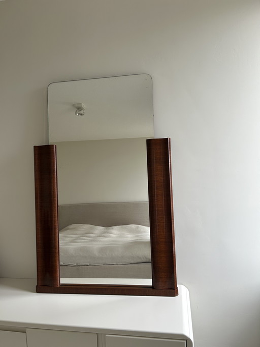 Vintage mid century art deco mirror