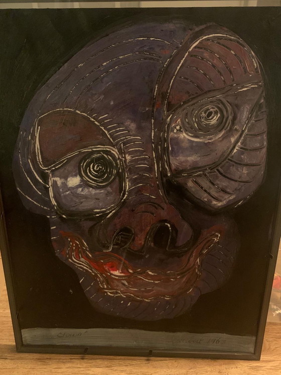 Image 1 of Dipinto Cobra Lucebert 1924-1994 opera dipinta