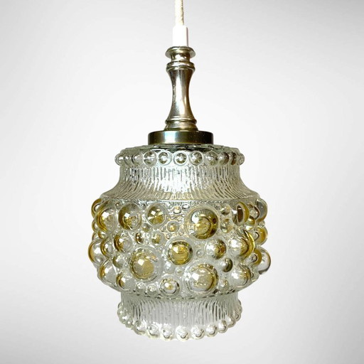 Vintage Glas Pendelleuchte
