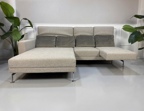 Image 1 of Brühl Moule Ecksofa Stoff Sofa Grau Couch Schlaffunktion