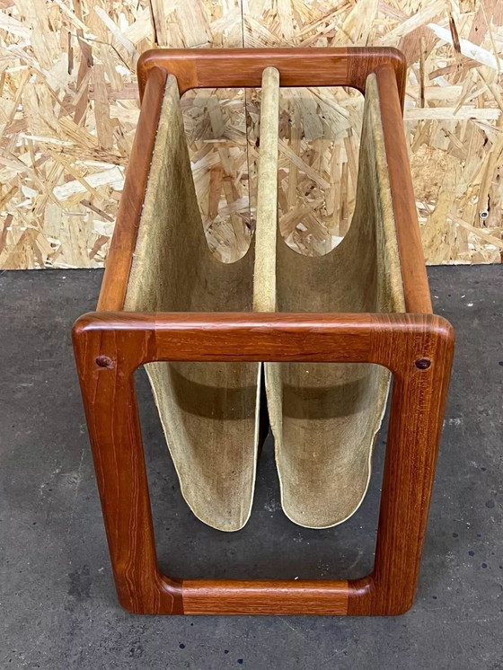 Image 1 of 60's 70's Porte-revues Aksel Kjersgaard Teck & daim