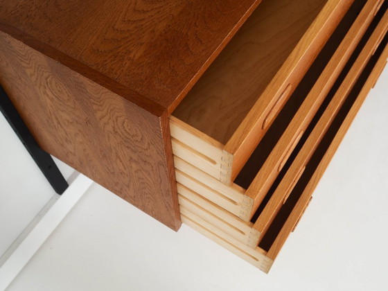 Image 1 of Systeemboekenkast in eikenhout, PS Systeem, Deens ontwerp, jaren 60, productie: Randers Møbelfabrik