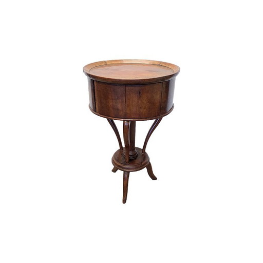 Früher Biedermeier Beistelltisch mit Schublade, circa 1810