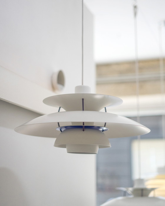 Image 1 of Danish PH5 Pendant Lamp by Louis Poulsen in White