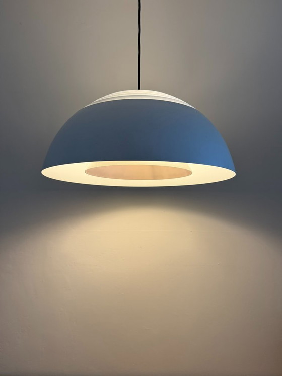 Vintage Louis Poulsen AJ500 - Arne Jacobsen - Danish design lamp, Pendant lamps, Aluminium, Grey (photo 5 of 10)