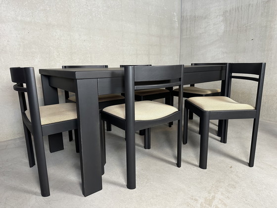 Image 1 of Vintage 1970'S Brutalist Dining Room Set