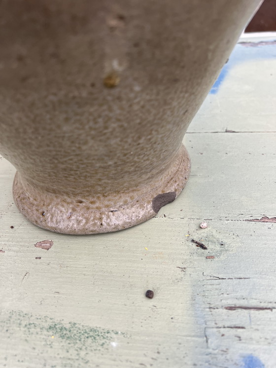 Image 1 of Antieke grijs bruine voorraad inmaak pot groot