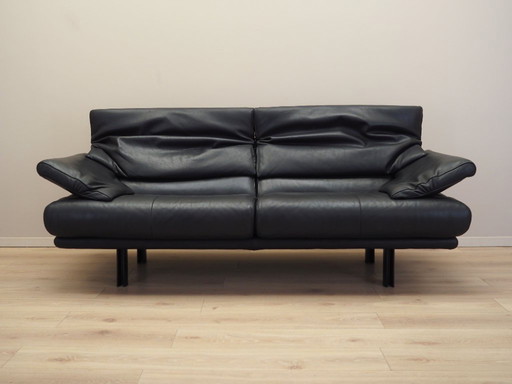 Ledersofa Alanda, italienisches Design, 1980er Jahre, Hersteller: B&B Italia, Designer: Paolo Piva