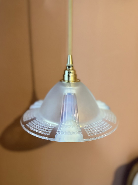 Image 1 of Art Deco holophane lamp