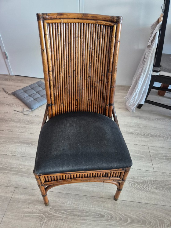 Image 1 of Vintage Bamboe Dining Chairs