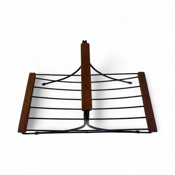 Image 1 of Teak string basket made in the 1960s, very good condition