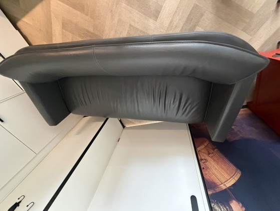 Image 1 of Leolux Fiabo 2-seater designer sofa - black leather