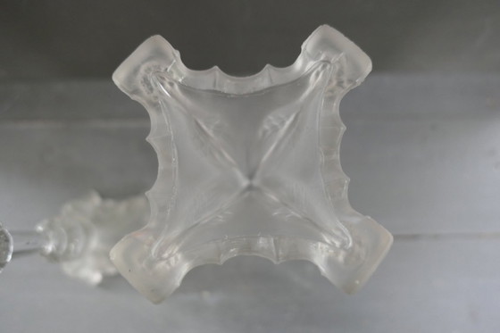 Image 1 of Set di candelieri Art Déco Val Saint Lambert "Griffon"