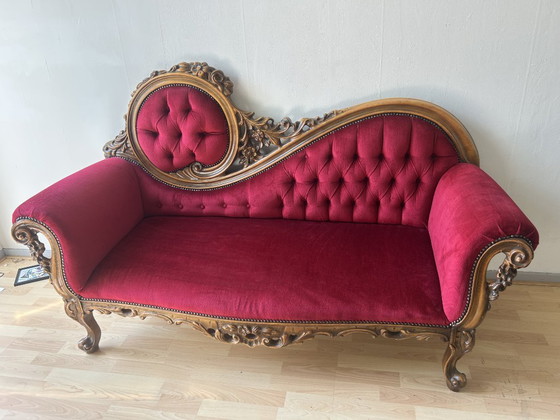 Image 1 of bellissima chaise longue rossa