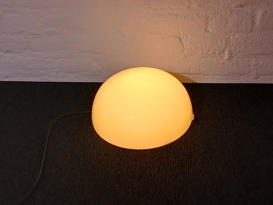 Image 1 of Gispen – Giso - Lampe Opaline jaune Ø 25 cm Vintage