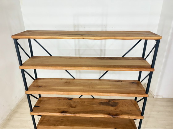 Image 1 of Boekenkast in mid-century modern stijl / Decoratieve plank / Plankenrek / Vintage