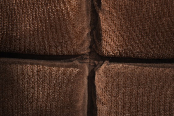 Image 1 of Very rare Castell Sofa in original fabric by Hans Hopfer for Wiener Werkstätte