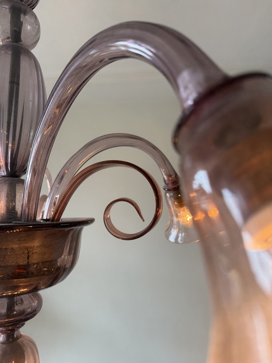 Image 1 of Lampada in vetro di Murano di Vittorio Zecchin