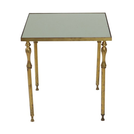 Brass Side Table Plant Table Maison Jansen France (photo 2 of 20)