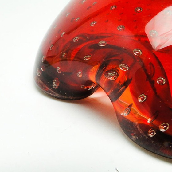 Sommerso Murano Glass Bowl by G. Ferro, Italy, 1950s (photo 4 of 8)