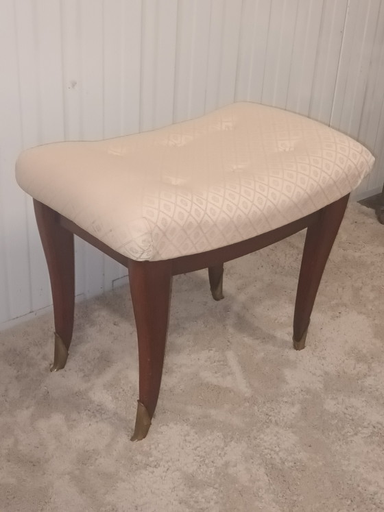 Poggiapiedi piccola panca – Poggiapiedi e pouf, Textile, Wood (photo 4 of 8)